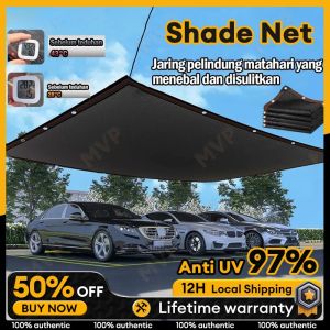 Anti-UV Sun Shade Net Outdoor Awnings Sun Shelter Sunscreen Garden Net Shade Sail Sun Car Cover 遮阳网