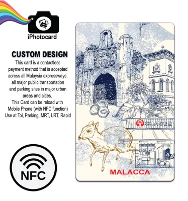 Touch n Go Card-MALAYSIA MERDEKA Limited Edition-NFC TNG Card Reload with Mobile Phone Use at TolParkingMRT LRTRapid