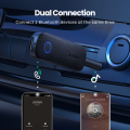 UGREEN Bluetooth 5.0 Transmitter and Receiver 2 in 1 Wireless 3.5mm Bluetooth Adapter, Dual Devices Simultaneously, Aux Bluetooth Audio Flight Entertainment Car Adapter Compatible with TV Car Home Stereo System Headphones Apple Airpods Series. 