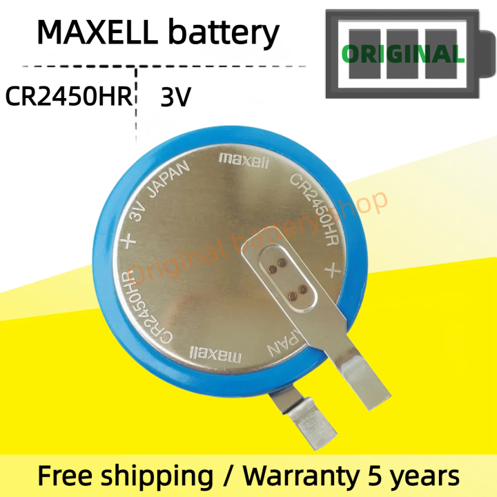 Maxell CR2450HR battery car built-in tire pressure monitor battery 3v ...