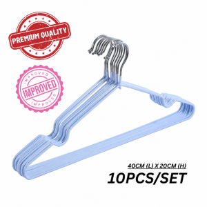 10pcs/lot Hangers Non-Slip Stainless Steel Hook Hanger Coat Hanger