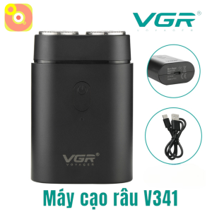 Máy Cạo Râu - V341 Đa Năng VGR Mini Công Suất Lớn Thân Máy Dễ Dàng Tháo Rời Vệ Sinh Dung Lượng Pin Khủng
