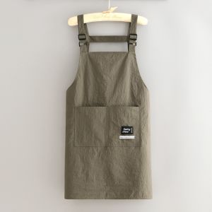 DENGXUN 2 Sizes Barber Apron Professional Breathable Working Clothes Waterproof Cooking Aprons for Hairdressing