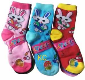 5 pasang kaOS KAKI ANAK TK PAUD SD PEREMPUAN MOTIF LUCU