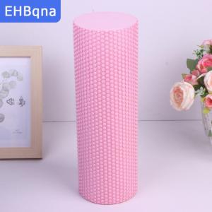 [COD] EHBqna SPORTS ลูกกลิ้งโยคะ EVA ทรงกลมลูกกลิ้งกระบอกโฟมสำหรับออกกำลังกายพิลาทิสเสริมการออกกำลังกายที่บ้านขนาดเส้นผ่าศูนย์กลาง10ซม. ความยาว30ซม.