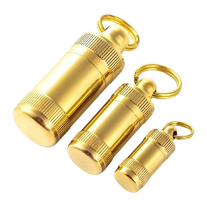 กระบอกน้ำกลางแจ้งพกพาได้ขวดปิดผนึกแคปซูลสำหรับตั้งแคมป์ในกรณีฉุกเฉิน