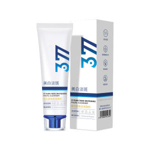 377 Facial Cleanser Whitening Essence Cleanser Lightens Spots Improves Dullness and Moisturizes Official Authentic 377洗面奶美白精华洁面乳