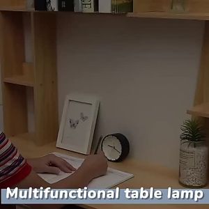 LED Magnetic Hanging Lamp 3 Color Desk Lamp Portable Rechargeable LED Study Lamp Cabinet Light Bedside Lamp 书桌灯台灯宿舍灯