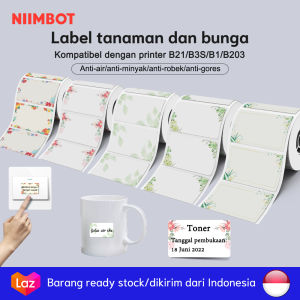 Kertas Label Berkualitas Tinggi untuk Mesin Label NIIMBOT B1/B21/B3S - Label Produk Barcode Label Harga Bahan Ramah Lingkungan Cetak Cepat