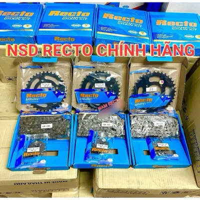 Nhông sên dĩa [Bộ Đen 9Ly] Yamaha Sirius Fi Chính Hãng Recto Thailand