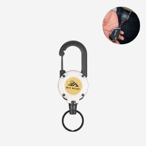 พวงกุญแจเชือกลวดสลิง ยืดหดได้ พร้อมสายเคเบิลเหล็ก หนา 0.9 มม.กันขโมย สายเคเบิ้ล พวงกุญแจรถยนต์ พวงกุญแจห้อย พวงกุญแจ