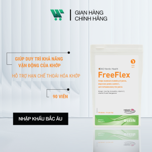 Thực phẩm bảo vệ sức khỏe Mezina Free Flex: Viên uống giúp duy trì vận động của khớp hạn chế thoái hóa khớp [90 viên]