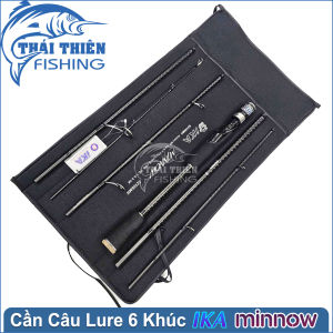 Cần Câu Lure Du Lịch IKA Minnow 6 Khúc 2m1 | Khoen Fuji | Action MF | Tải Lure 7–25g