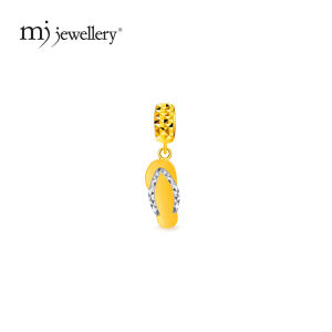 MJ Jewellery Gold Slipper Charm P81 375 Gold & 916 Gold
