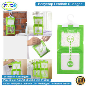 Penghilang Lembab Lemari Kantung Penyerap Lembab Lemari Pakaian Gantung Serap Air Bau Anti Jamur Pakaian Sepatu Pengharum Serap Ruangan Laci Serap Air Desiccant Gel Silica