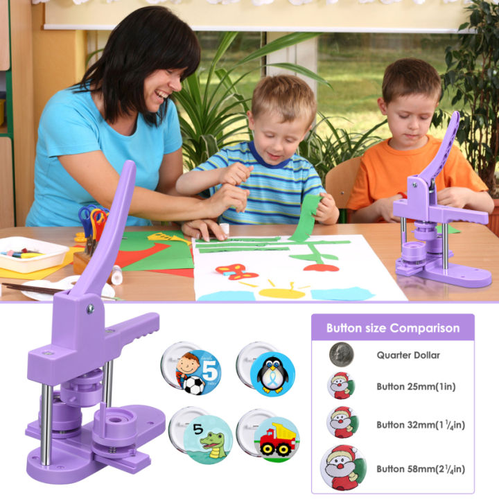 ⭐️【100% Authentic Factory】⭐️Button Badge Maker Machine, Different Size ...