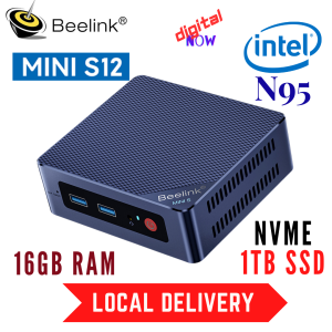 Beelink Mini S12 Intel 12th Gen Intel N95 Mini PC Windows 11 DDR4 16GB RAM 500GB 1TB NVME SSD 3.4Ghz Wake on LAN WiFi 5 Bluetooth 4.2 Desktop Gaming Computer Laptop