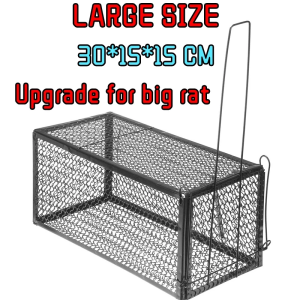 mouse trap for big rats 30*15*15cm Large rat trap Mouse Cage Trap Live Rat Trap Rat Cage