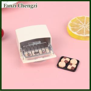 Fanzi 1Pc Simulation Mini oven 1：12 Dolls Houses Miniature Furniture Accessories