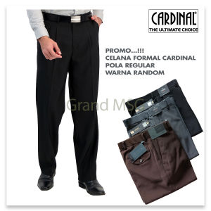 CDL Cardinal Celana Formal Panjang Pria Reguler Bawahan Casual Cowok Kardinal Clana Bahan Hitam Slim fit Premium Cowo Kerja Kantor Dasar Kain Viscose Polyester Dewasa Anak Laki Laki Kekinian Korean Style