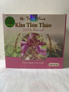 Kim tiền thảo (hộp 40 gói) trà túi lọc kim tiền thảo Bảo Khang cho người sỏi gan sỏi mật tiểu buốt sỏi bàng quang HN