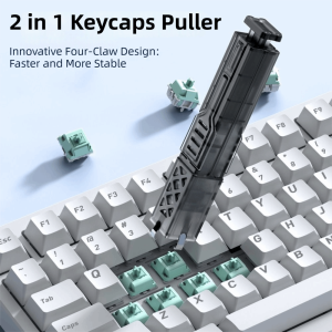 MIRELAE Multifunctional Keycaps Puller 2 in 1 Remove and Replace Switch Puller High Quality Disassembly Tool Mechanical Keyboards Remover Tool
