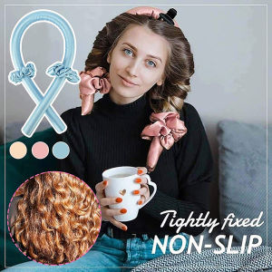 DORISNA Hair Roller Heatless Curling Iron Sponge Curling Belt Sleep Curling Tool with Two Hair Loops