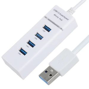 USB 3.0 High Speed 4 Ports Splitter Usb Hub Adapter for ExtensionPCPower BankLaptop and Etc