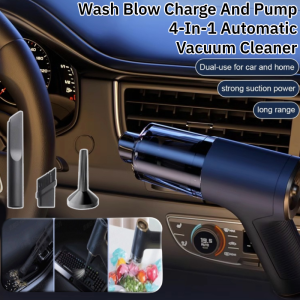 4-In-1 Automatic Vacuum Cleaner Mini Cordless Portable Rechargeable Car Vacuum Cleaner Handheld Blower