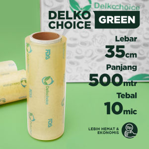 PLASTIK PEMBUNGKUS MAKANAN - FOOD WRAPPING VARIAN DELKO GREEN