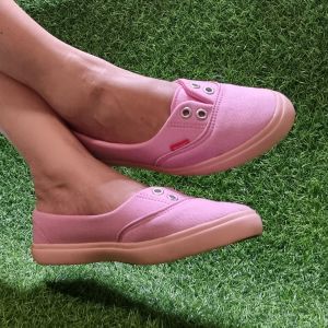 SEPATU kasual sneakers kanvas perempuan slip on wanita import murah cewek kerja kuliah jalan santai