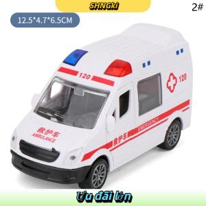 SHNGki Bệnh Viện Cứu Hộ Xe Cứu Thương Cảnh Sát Kim Loại Xe Ô Tô Mô Hình Kéo Trở Lại Âm Thanh Và Ánh Sáng Hợp Kim Diecast Xe Đồ Chơi Cho Trẻ Em Chàng Trai Quà Tặng