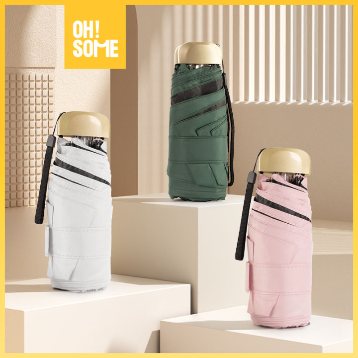 OHSOME AINUOWEI Flat mini umbrella Parasol /Sun umbrella/Mudah dibawa