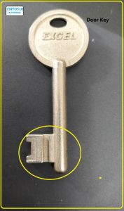 KUNCI GRILL EXCEL /ST.GUCHI .ARMOR./GRILL DOOR KEY(004)