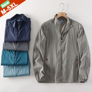 Good Quality Summer Jackets Men Coats Male Sunscreen Windbreaker Traveling Clothing Ultrathin Fishing Jacket Tops Hiking Wearing
