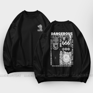Crewneck Jaket Pria Wanita Basic Hoodie Sweater Bahan Tebal Gambar Sablon Distro Keren 005