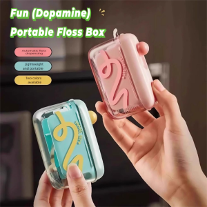 FEELDG Automatic Ejectable Floss Dispenser Oral Care without Floss Floss Organiser Dental Floss Box
