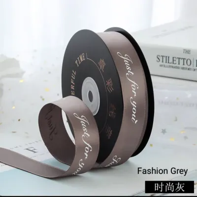 (5 Meter) 2.5cm Just For You Satin Ribbon Reben Decoration Wrapping