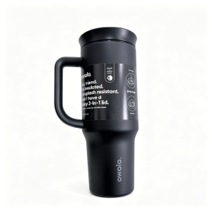 Owala FreeSip 40oz Stainless Steel Tumbler Double Wall Vacuum Insulated Water Bottle with Straw & Ha