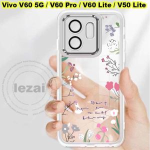 เคส Vivo V60 V 60 Pro V60 Lite 5G Vivo V50 Lite 5G เคสฝาหลังสุดหรูใสกันกระแทกแบบนิ่ม