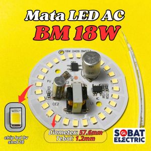 PCB LED AC (BM) Langsung 220V All Watt - DOB Mata Lampu LED AC (New BM) - Putih BM