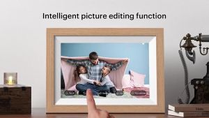 10.1 Inch WiFi Digital Photo Frame - IPS HD Display Smart Picture Frame with APP Sharing Video Music Calendar & Alarm