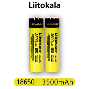NEW -Liitokala Lii-35S 18650 3500mAh Rechargeable Li-lon Protected battery 3.7V Tip head.