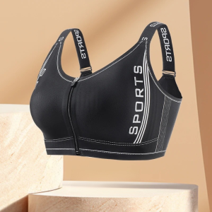 Front Zipper Sport Bra Anti-sagging Sports Bra Comfortable Gathering Underwear With Adjustable Strap 前拉链无痕文胸