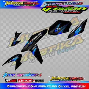 STRIPING VARIASI MOTOR YAMAHA VIXION NVA / STICKER LIST VARIASI YAMAHA VIXION NVA