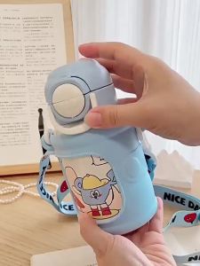 Cartoon cute kids insulated cup 316 Stainless steel double-walled childrens water bottle suitable for both boys and girls designed specifically for school use