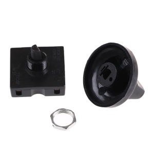 LEI 4-Position 3-Speed Fan Selector Rotary Switch Governor with Knob 13AMP 120V-250V
