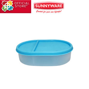 PHC-Sunnyware Oval Lunch Box w/ divider #2052