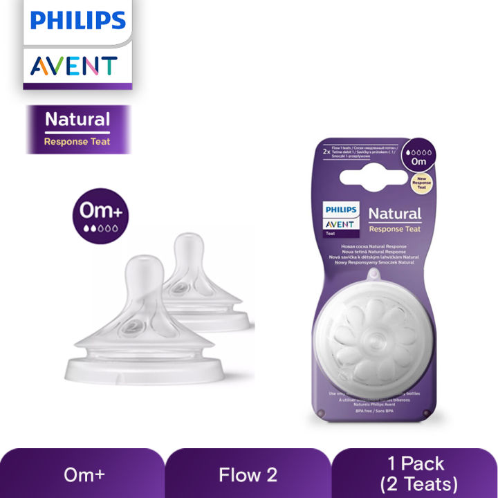 ORIGINAL Philips AVENT Natural Extra Soft Teat Natural Response