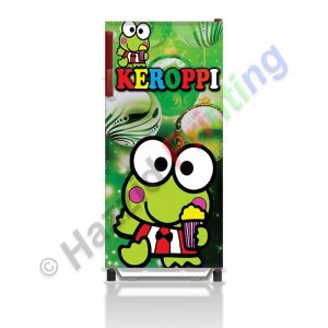 Stiker Kulkas 1 Pintu / Walpaper Stiker Kulkas / Ukuran 120 CM X60 CM / Bagian Depannya / Cetak Sendiri / Motip Karakter/ ( COD ) Medina Fashion